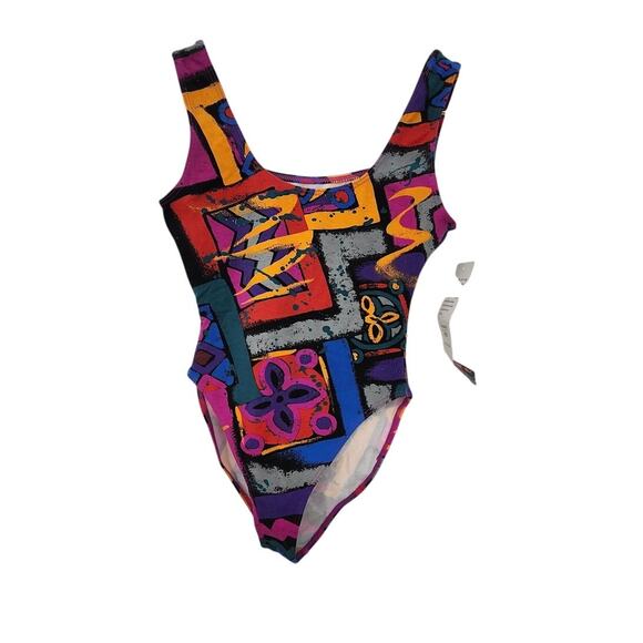 New NWT Vintage Deadstock 1990's Marika One Piece Body Suit Size Large - Picture 1 of 7